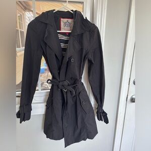 Women's Black Trench Coat